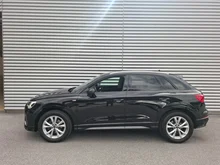 Audi Q3 35 TDI quattro S line exterieur in Mythosschwarz Metallic