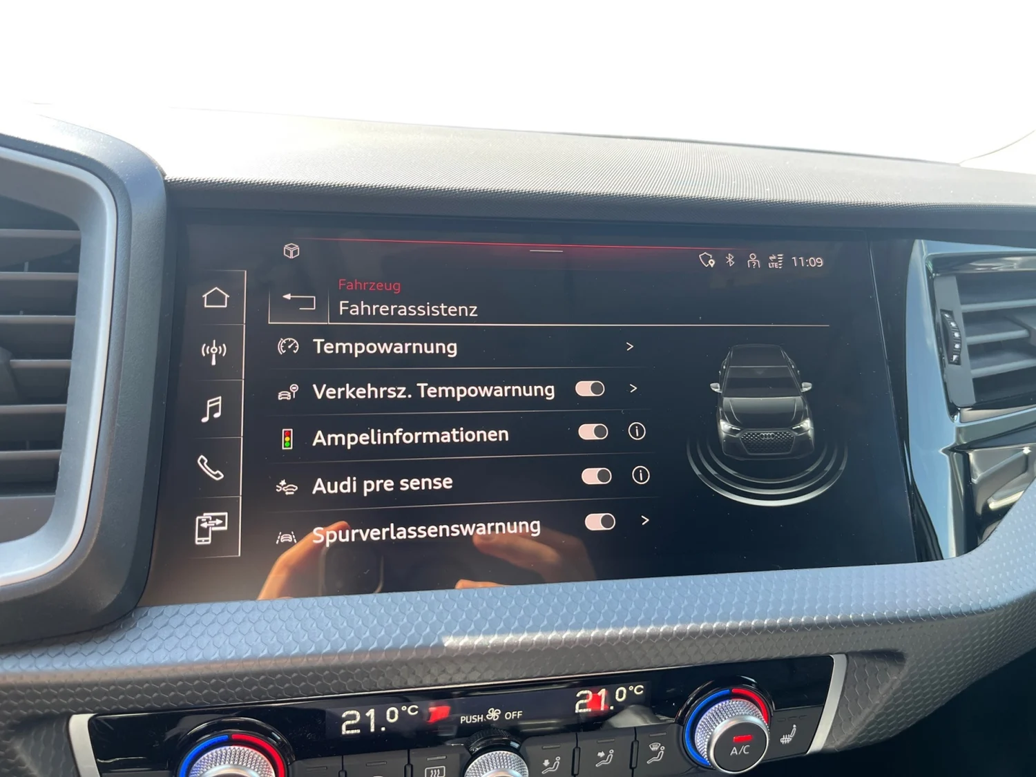 Bild eines A1 Sportback 30 TFSI intense