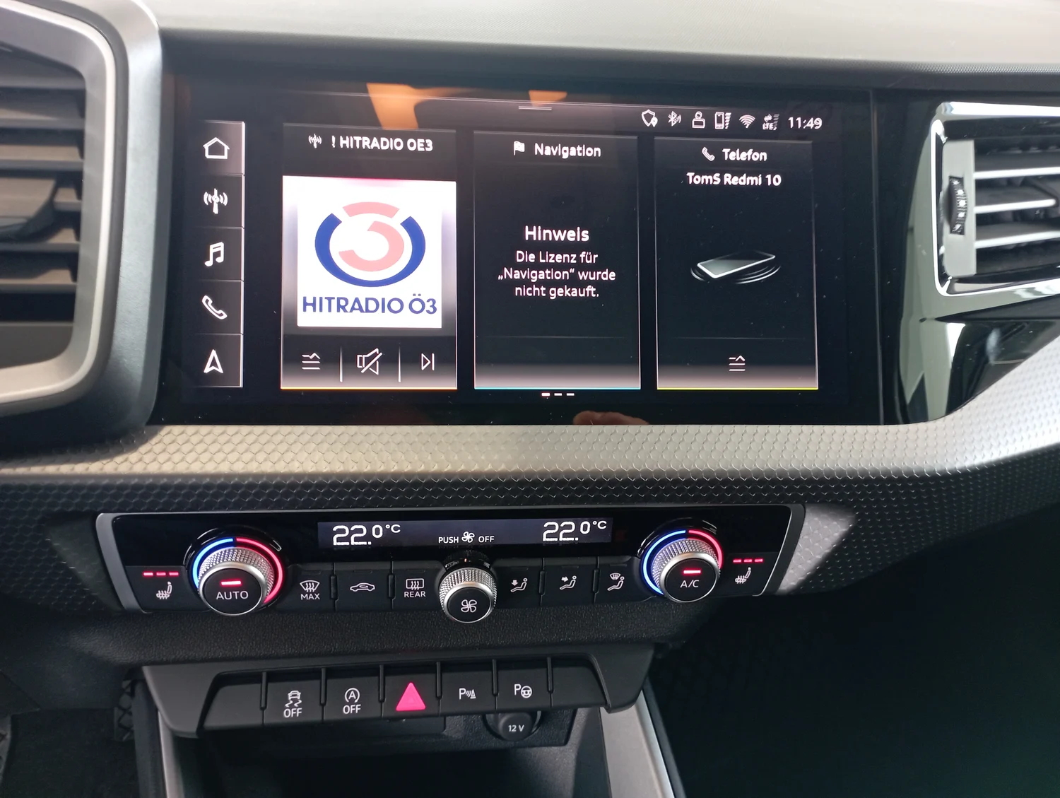 Bild eines A1 Sportback 25 TFSI intense