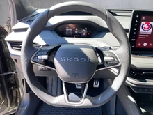 Škoda Enyaq Sportline 85x in Olibo-Grün Metallic