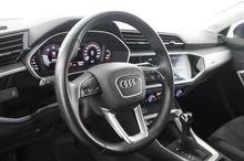 Audi Q3 Sportback 35 TDI S line exterieur in NAVARRABLAU METALLIC