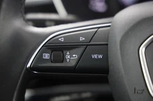 Audi Q3 Sportback 35 TDI S line exterieur in NAVARRABLAU METALLIC