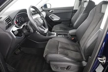 Audi Q3 Sportback 35 TDI S line exterieur in NAVARRABLAU METALLIC