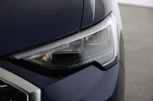 Audi Q3 Sportback 35 TDI S line exterieur in NAVARRABLAU METALLIC