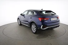 Audi Q3 Sportback 35 TDI S line exterieur in NAVARRABLAU METALLIC
