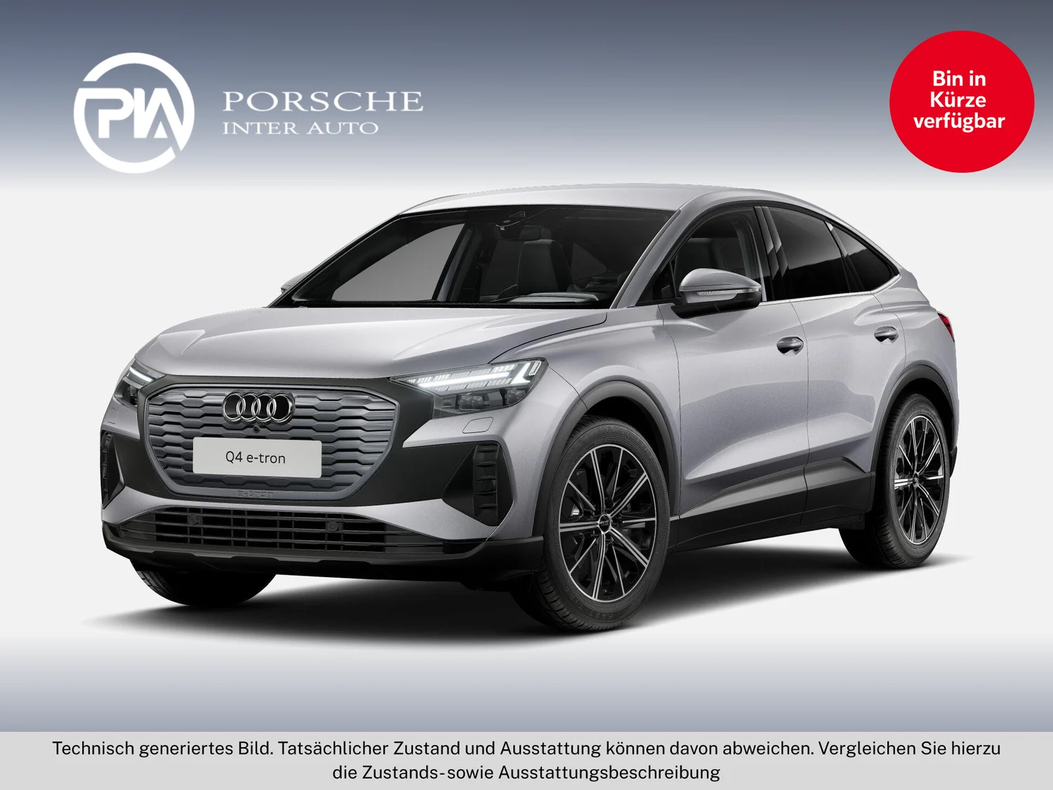Bild eines Audi Q4 e-tron Sportback 40 e-tron basis