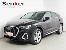 Audi Q3 Sportback 35 TDI S line exterieur in Mythosschwarz Metallic