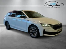 Škoda Octavia Combi Sportline TSI mHEV DSG in Moon-Weiß Metallic
