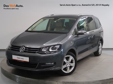 VW Sharan 2.0TDI 130 KW DSG 4x4 7MÍST TAŽNÉ HIGHLINE WEBASTO